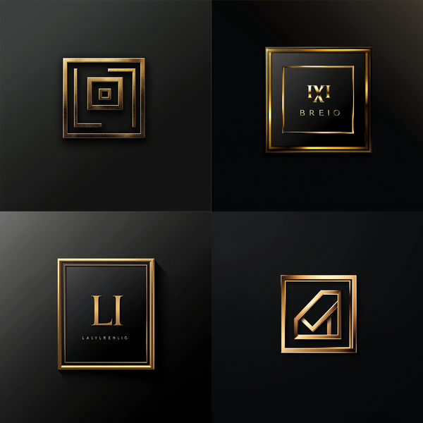 奢华风格的高端Logo